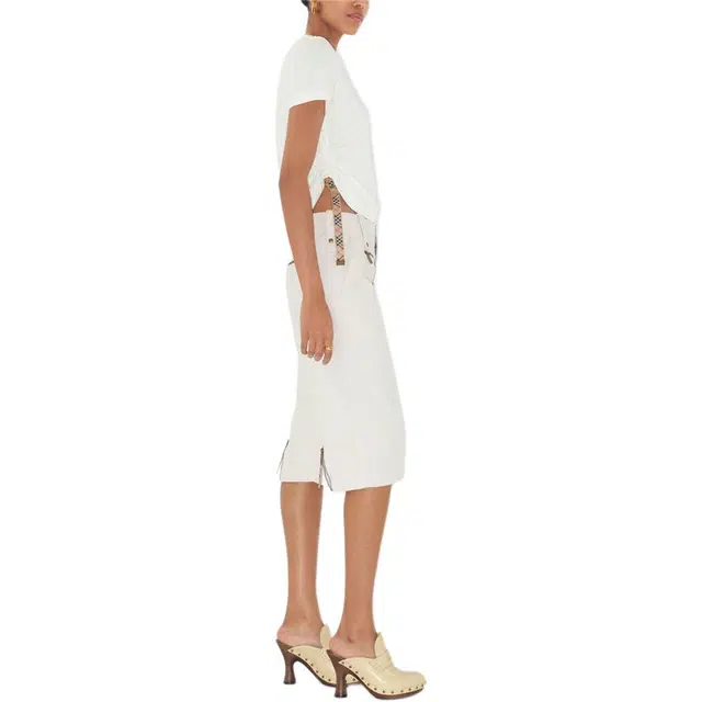 Burberry SS25 Crew Neck T-Shirt White