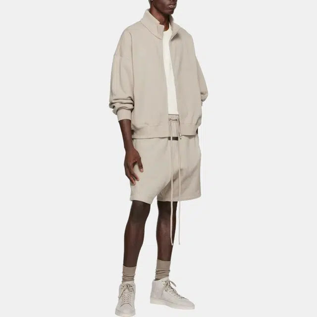 Fear of God Essentials FW22 Fullzip jacket Smoke Logo