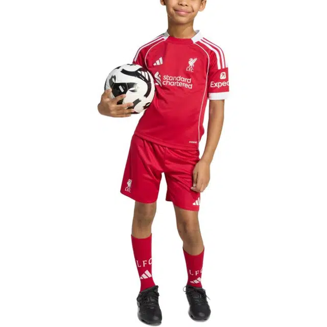 adidas football SS25 Liverpool FC 2526 Home Mini Kit Kids AEROREADY 2