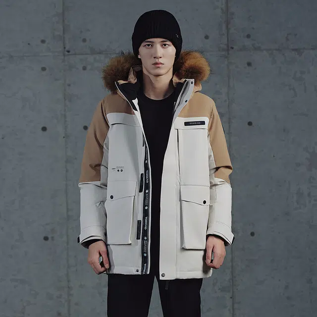 探路者 羽绒服 男款潮流冬季 防风锁温御寒 防泼水 户外 鹅绒保暖 男女同款