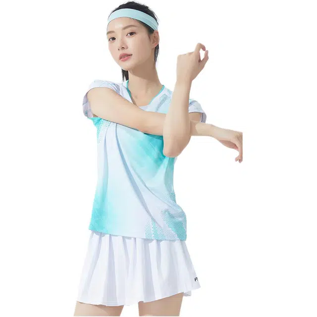 浦锐 速干飞袖运动短袖羽毛球服 男女同款