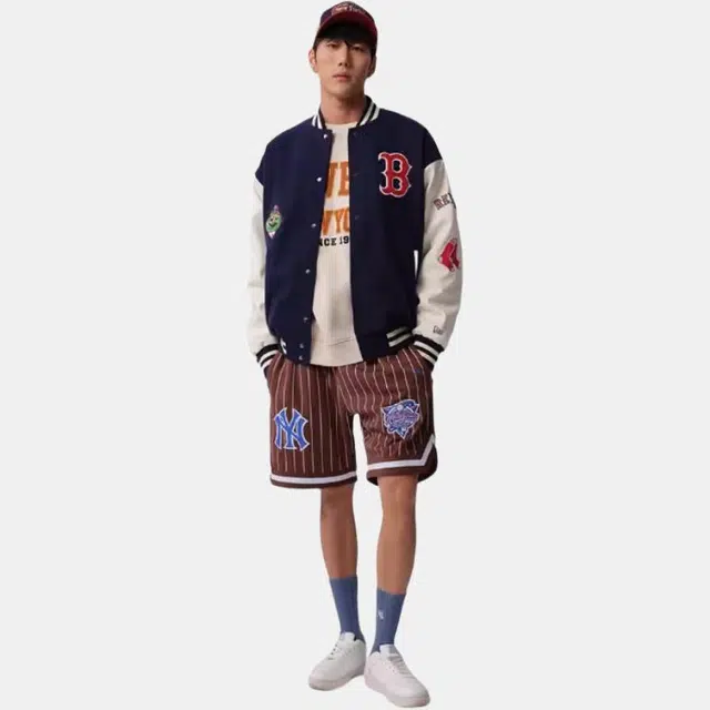 New Era x MLB Boston Red Sox Navy Jacket