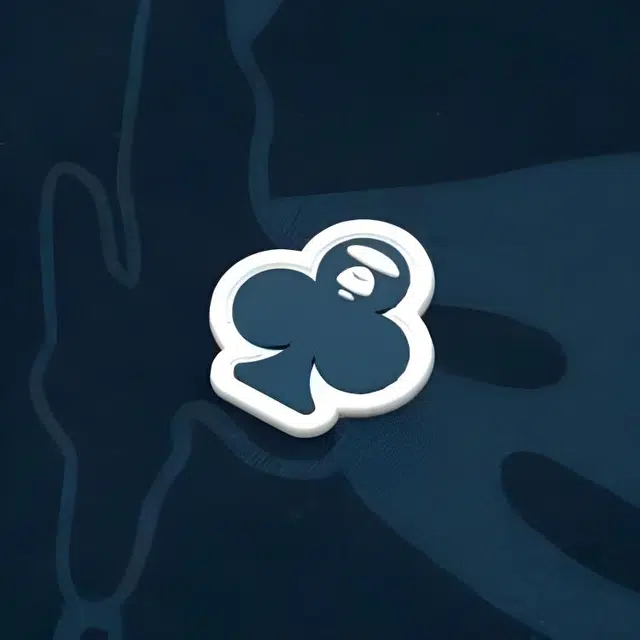 Aape Poker Badge Camo Hoodie