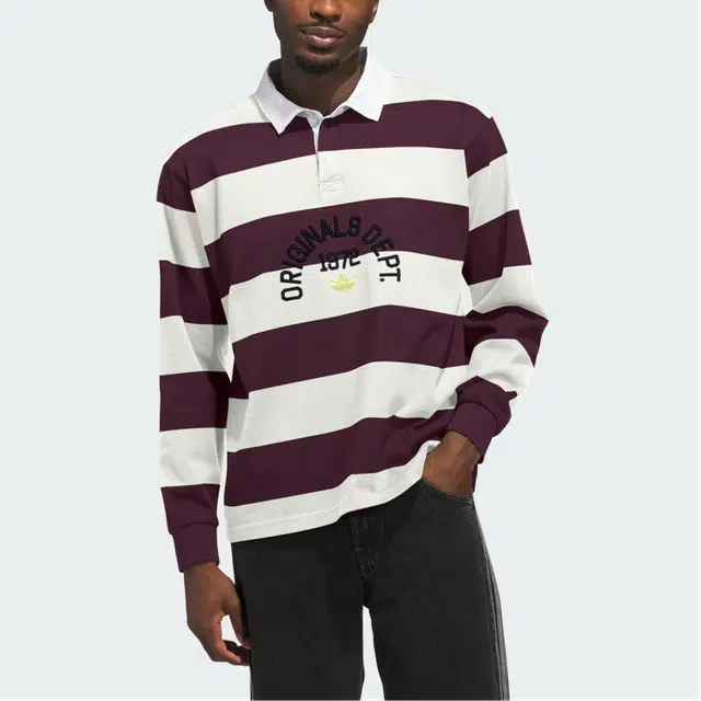 adidas originals SS25 DEPT. STRIPED Polo
