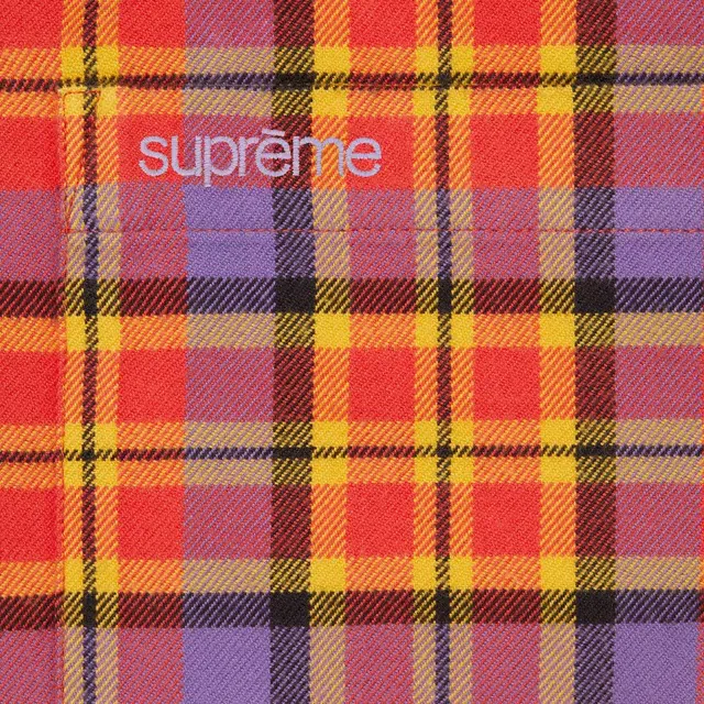 Supreme FW25 Plaid Flannel Shirt