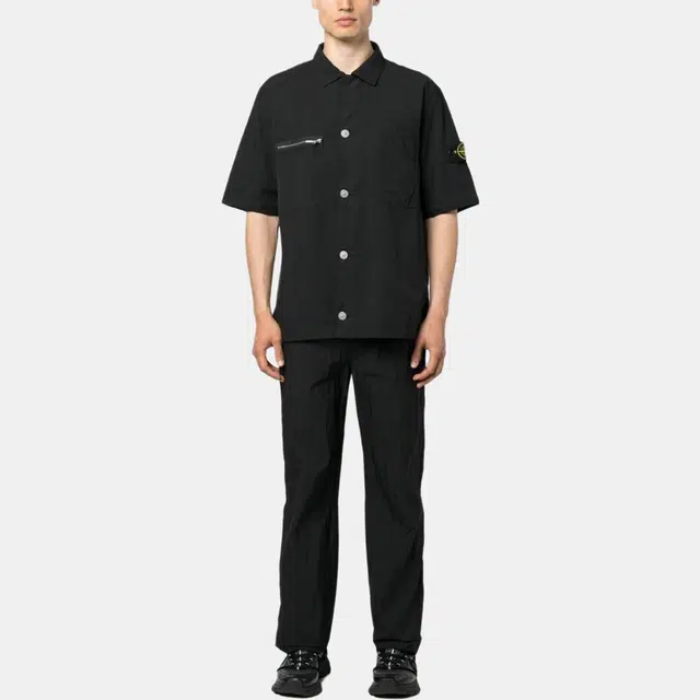 Stone Island SS23 Black Short Sleeve Shirt