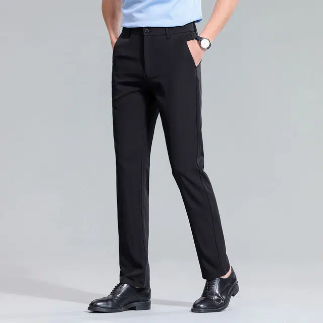 红豆 加厚保暖商务西裤通勤百搭小脚休闲裤 男款