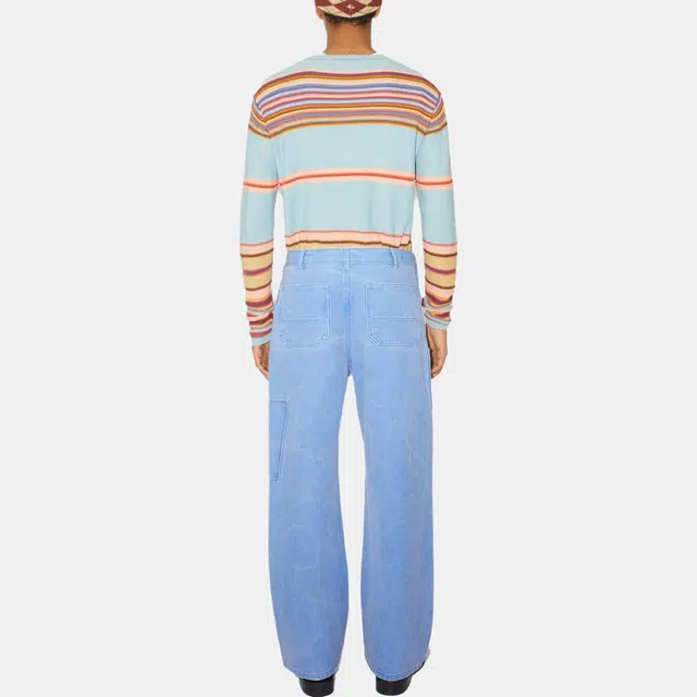 Acne Studios FW23 Patch Canvas Trousers Face