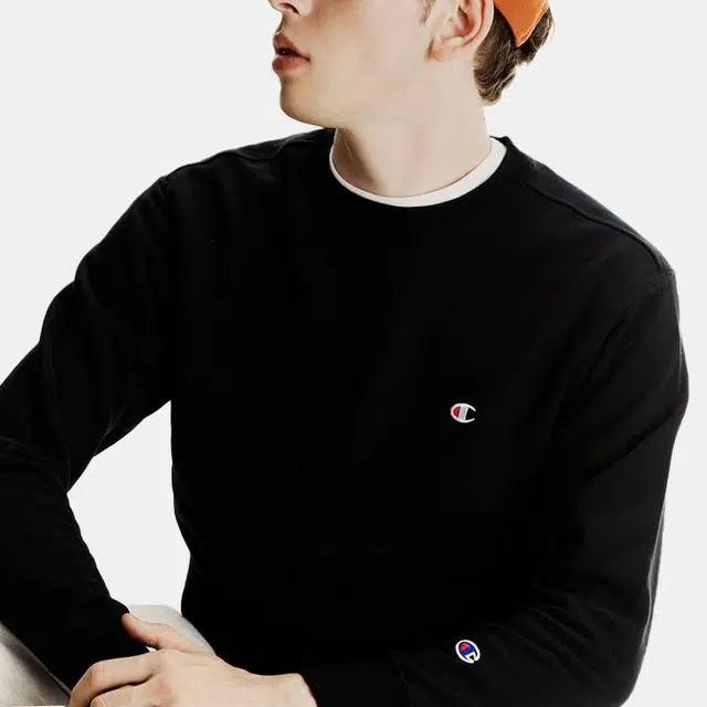 Champion Classic Embroidered Crewneck Sweatshirt