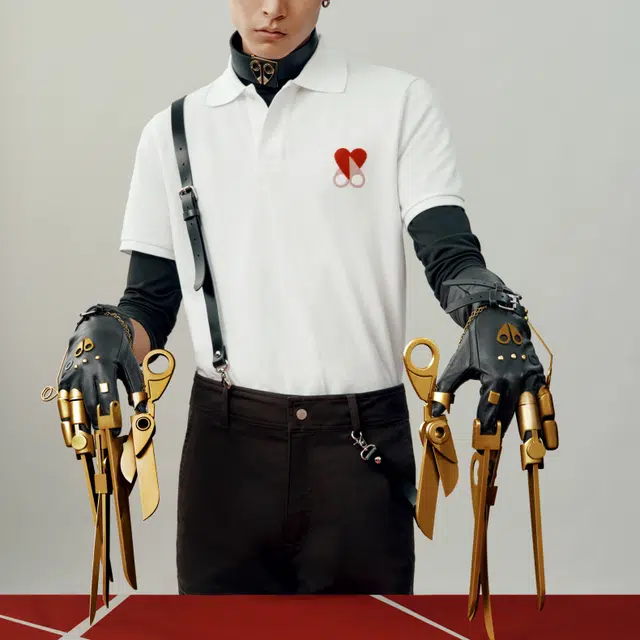 Moose Knuckles FW25 logoPolo