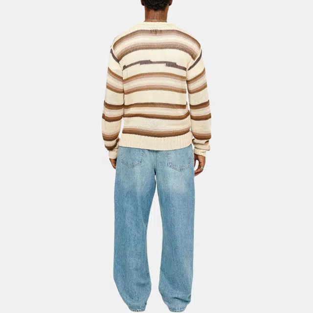 Stussy SS24 TONAL STRIPE LINEN SWEATER