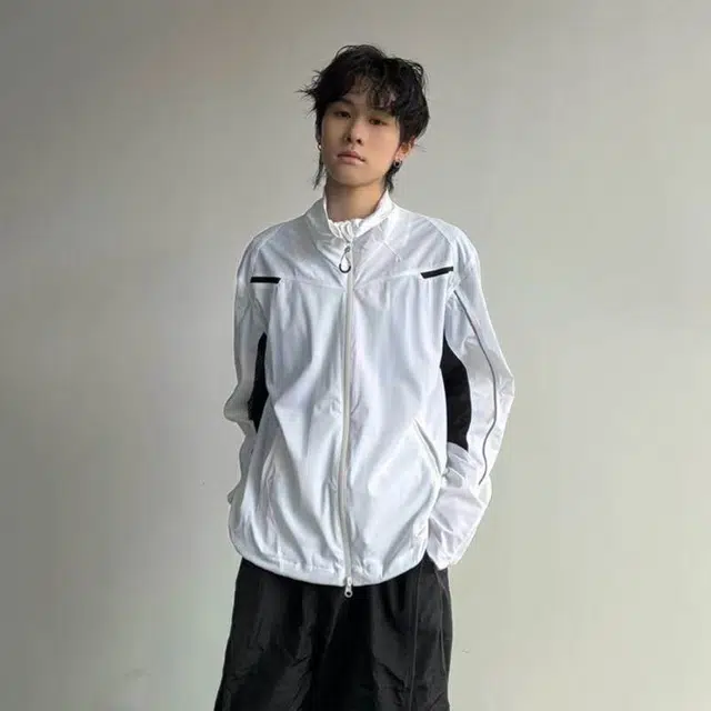 哲源 美式速干透气排汗健身运动立领轻薄外套网眼反光线条运动户外钓鱼 凉感耐磨超轻透气速干防静电防晒服 男女同款