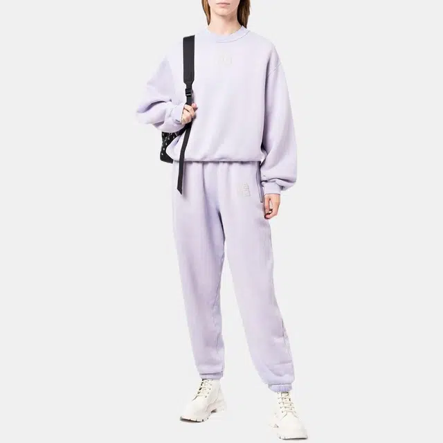 Alexander Wang FW22 Logo Joggers Purple