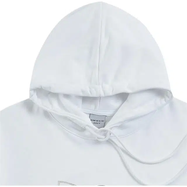 acme de la vie ADLV Pout Girl Sweatshirt White