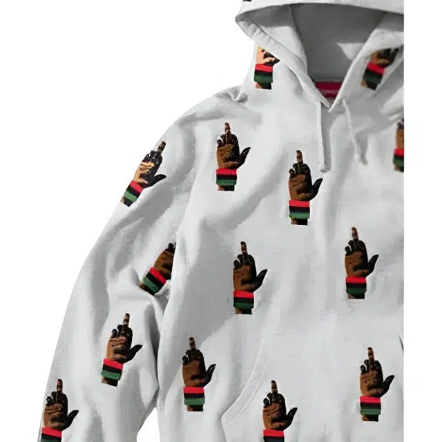 Supreme FW19 Week 15 x Dead Prez RBG Embroidered Hooded Sweatshirt