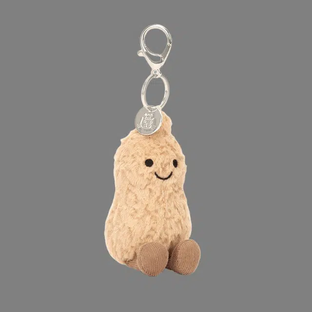 JELLYCAT Amuseables Peanut Bag Charm 12cm
