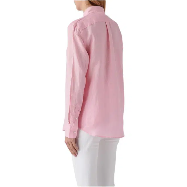 Polo Ralph Lauren Logo Button-Down Shirt Pink