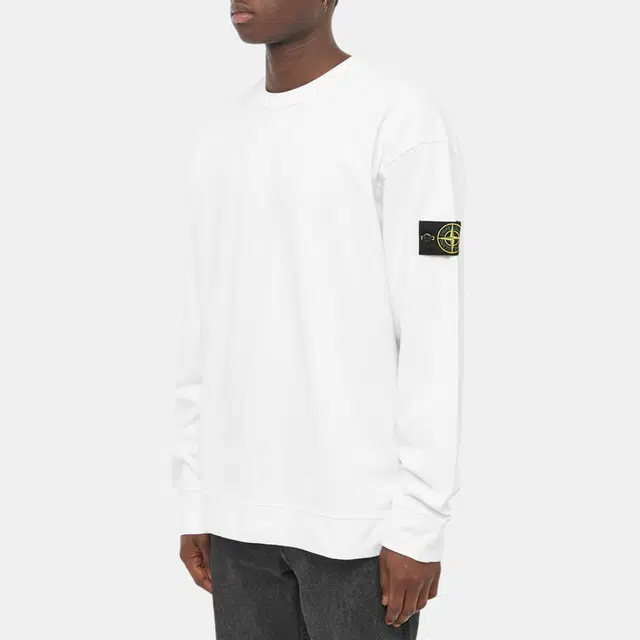 Stone Island Crewneck Sweatshirt White