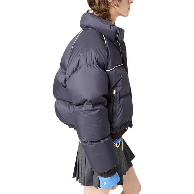 MIU MIU FW25 Logo Patch Down Jacket