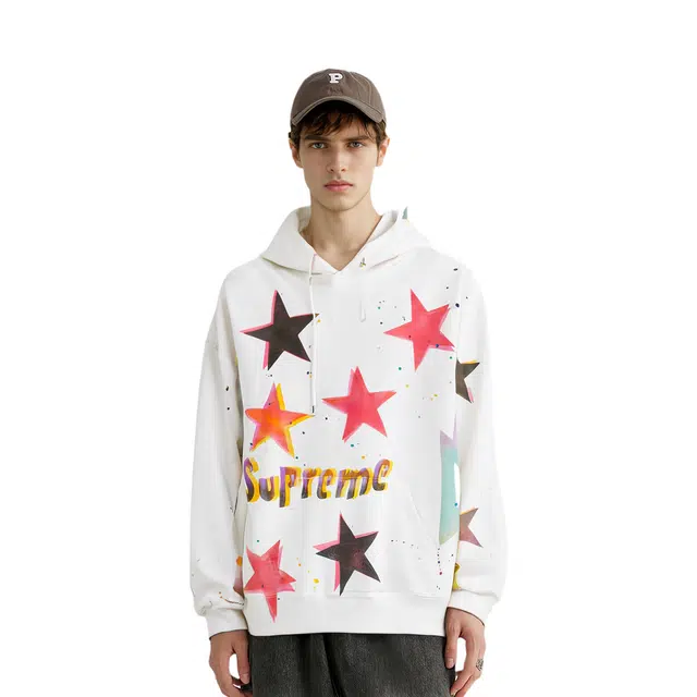 Supreme Week 1 Gonz Stars Hooded Sweatshirt