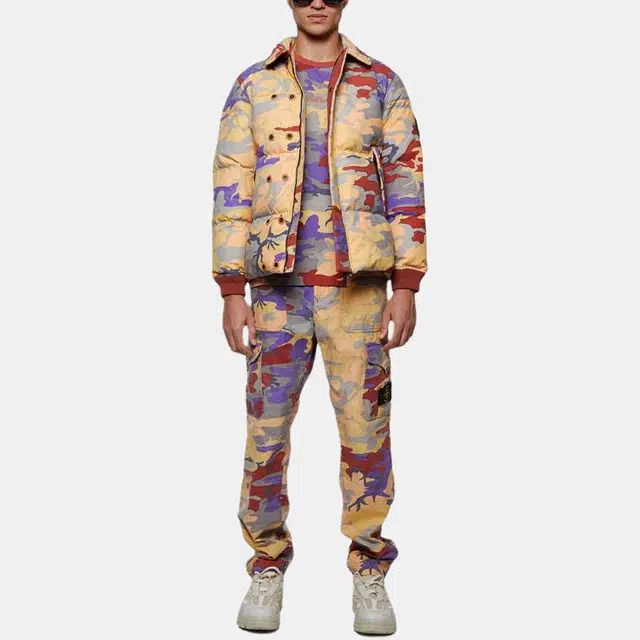 Stone Island FW22 Camo Down Jacket