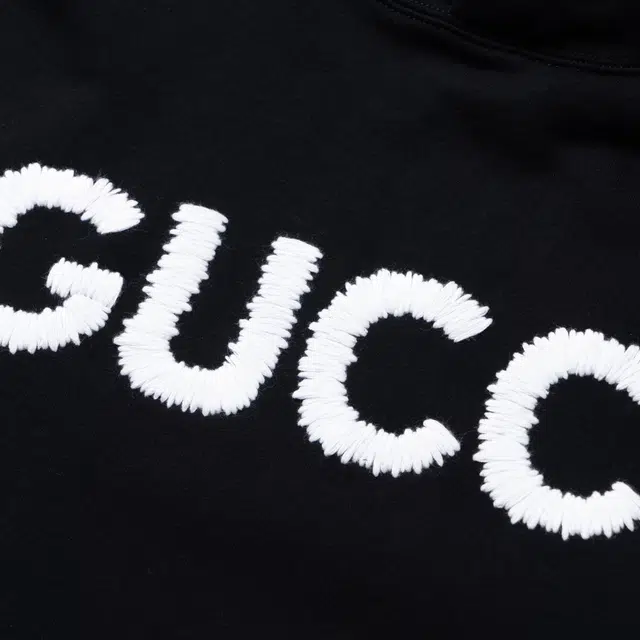 GUCCI FW24 Logo Hoodie Black