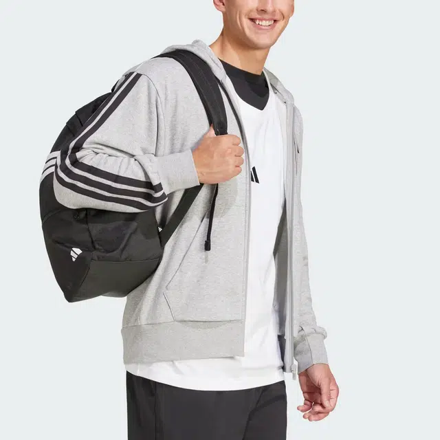 adidas SportswearESSENTIALS FW24 3-Stripes French Terry logo
