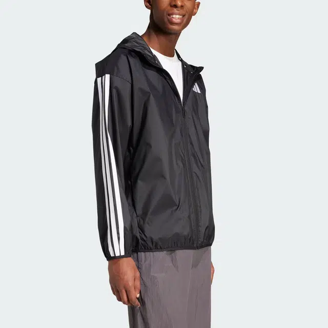 adidas Essential3-Stripes Ripstop Windbreaker