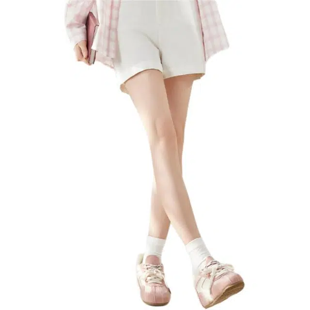 爱依服 设计感通勤百搭休闲短裤 女款