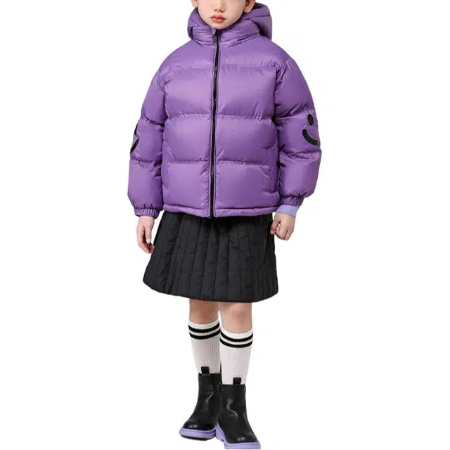 雅鹿 笑脸舒适柔软轻盈羽绒服 青少年