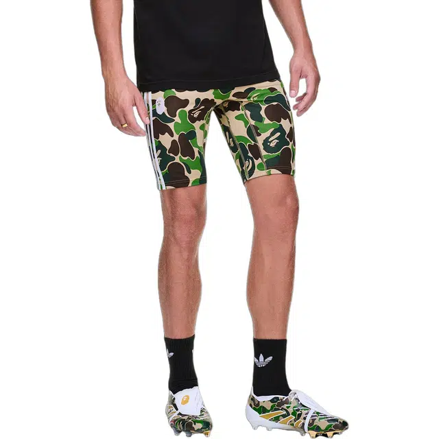 adidas x A BATHING APE FB TIGHTS Logo