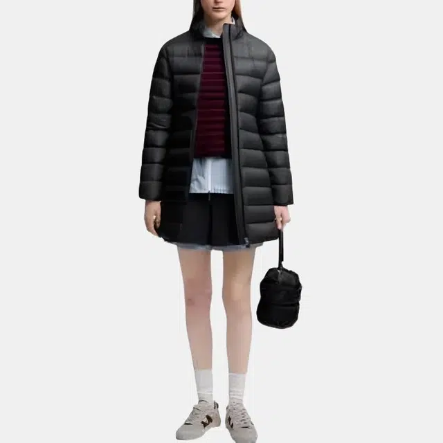 Moncler Igesse Mid-Length Down Jacket
