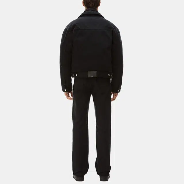 Alexander Wang Denim Biker Jacket Black