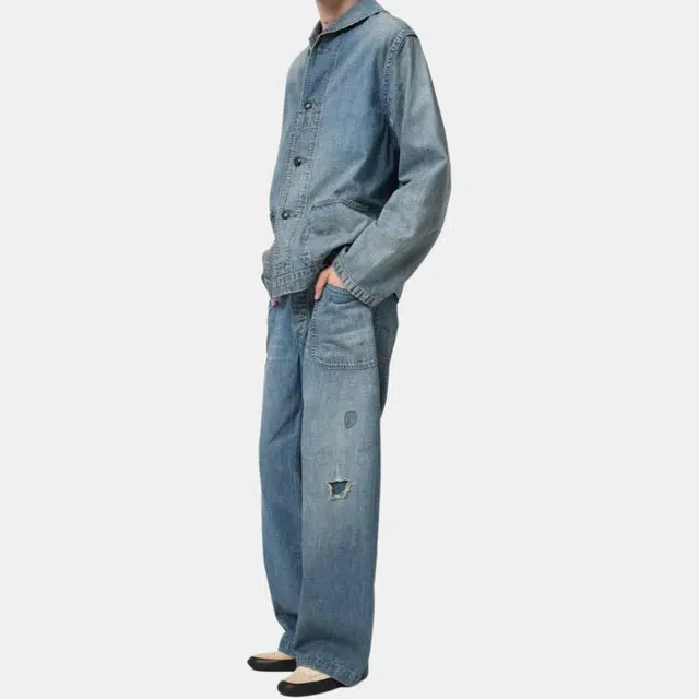 bowwow SS25 USN M44 DUNGAREE TROUSERS SIDE SEAMLESS