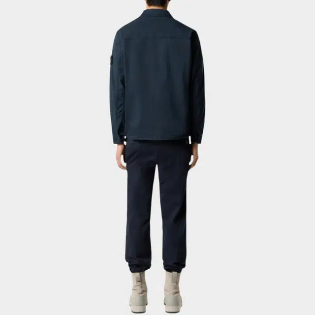 Stone Island Long Sleeve Zip Polo Shirt