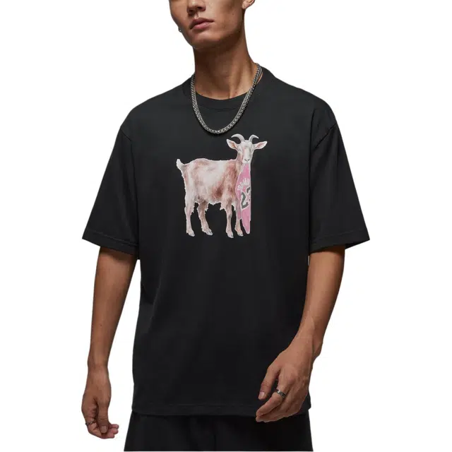 Jordan As M J GOAT SS CREW T