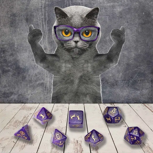 CATS Dice Set Purrito