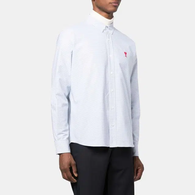 AMIPARIS De Coeur Long Sleeve Shirt Blue