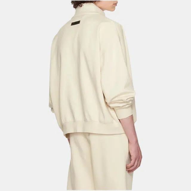 Fear of God Essentials FW22 Fullzip jacket Egg shell Logo