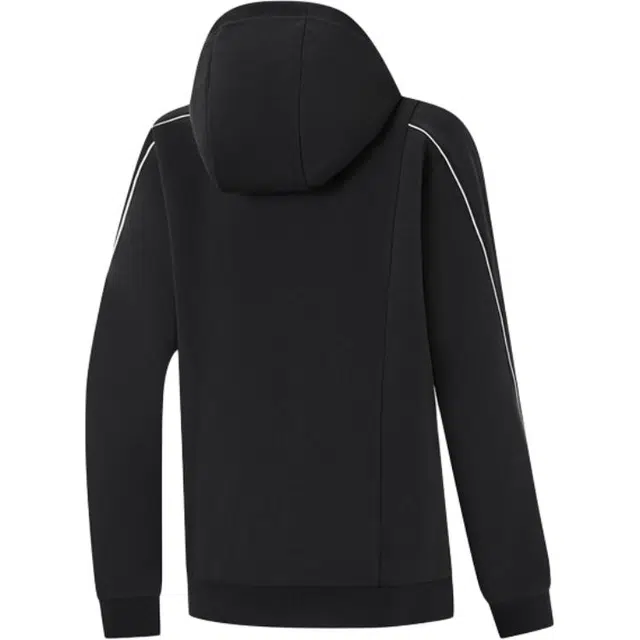 特步 综训系列 拼色拉链连帽百搭夹克外套 女款