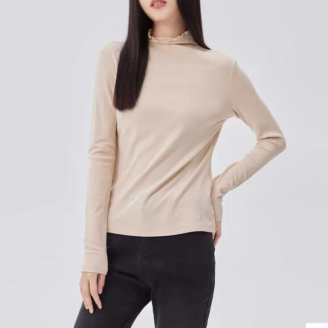 艾莱依 内搭套头设计感宽松通勤长袖针织衫 女款