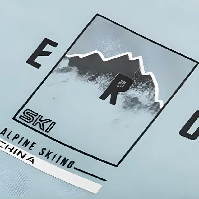 安踏儿童卫衣 洋气时尚百搭纯色字母 薄蓝色 青少年