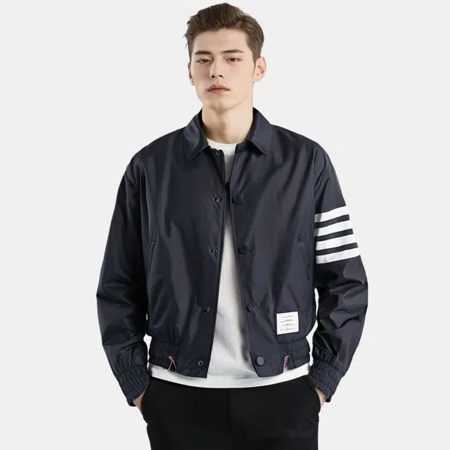 Thom Browne Classic Four-Bar Button Jacket