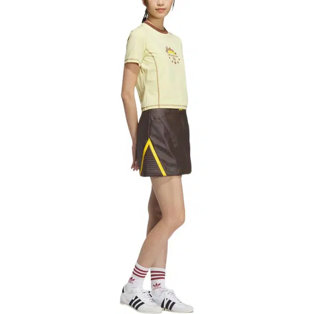adidas originals RETRO SPORT CAMP CROP T