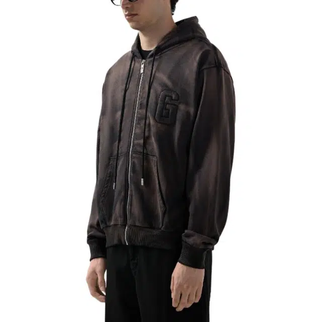 GCDS Faded Zip Up