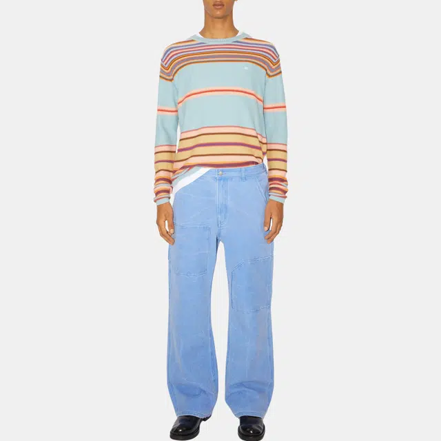 Acne Studios FW23 Patch Canvas Trousers Face