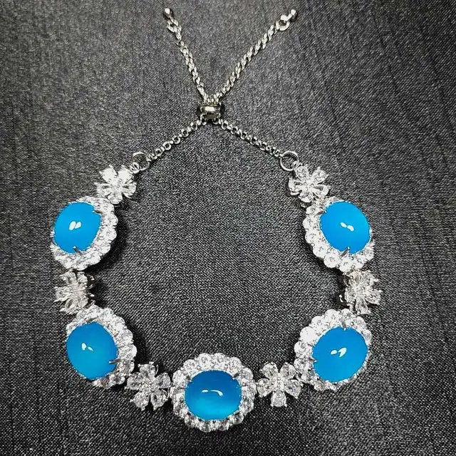 识恩 精致简约时尚气质高贵典雅小众设计清冷感 玉髓 手链 男女同款情侣款