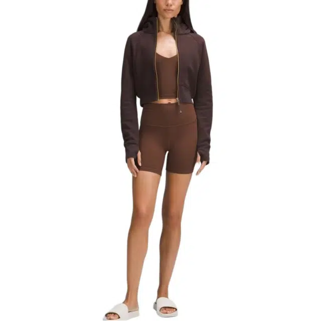 lululemon Scuba Full-Zip Cropped Hoodie