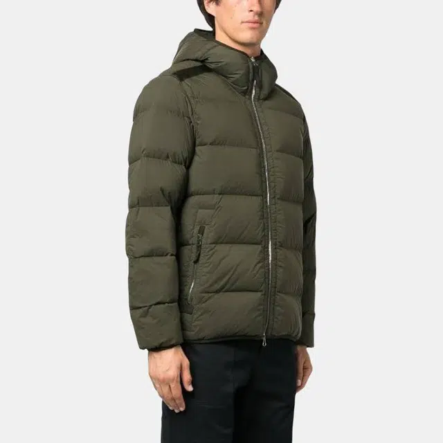 Stone Island FW23 Nylon Down Jacket Green