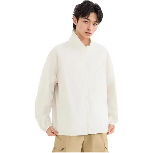 三福 立领舒适时尚长袖防晒服 男款